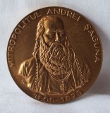 Medalia Mitropolitul Andrei Saguna ( 1809 -1873 ), universitatea din Constanta, medalie rara # 2