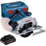 Bosch GKS 185-LI + ProCORE - Fierastrau circular 165x20 mm valiza speciala + Acumulator Li-Ion 18 V 4 Ah