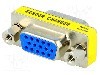Adaptor D-Sub 15pin HD mama, D-Sub 15pin HD tata, ENCITECH - 2401-0101-12