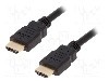 Cablu HDMI - HDMI, din ambele par&amp;amp;#355;i, HDMI mufa, 20m, negru, Goobay - 38523 foto