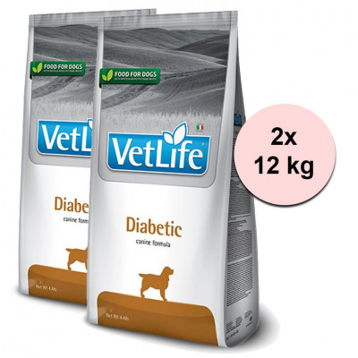 Farmina Vet Life Diabetic Canine 2 x 12 kg foto