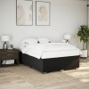 VidaXL Cadru de pat fără saltea, negru, 140x190 cm, textil 3284473