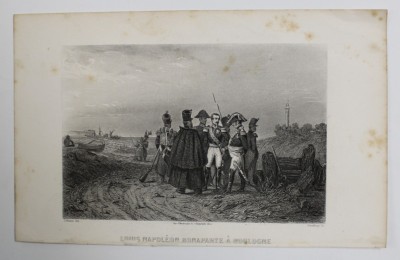 LOUIS NAPOLEON BONAPARTE A BOLOGNE , GRAVURA , ILUSTRATIE DE CARTE ...