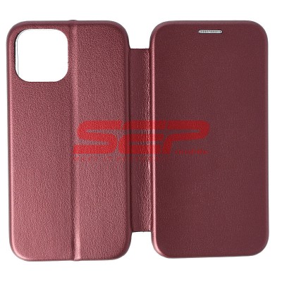 Toc FlipCover Round Apple iPhone 13 mini Wine foto
