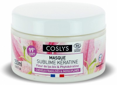 Masca BIO reparare, intarire si netezire par slab si despicat, cu crin si fitocheratina Coslys foto
