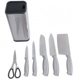 Set cutite si accesorii bucatarie cu suport Grunberg LSZ8