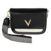 Geantă de Umăr Fashion, Crossbody, Neagră, Textură Mată, Curea Lată Reglabilă, 21x8x15cm, Oem