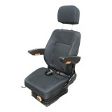 Scaun universal pentru tractor si utilaje agricole, reglare dupa greutate 130 kg, cotiere, tetiera, spatar rabatabil 90 grade, pentru stivuitoare si