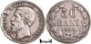 50 Bani 1885 Carol I, Argint, Regatul Rom&acirc;niei, KM 21.1, Moneda Argint
