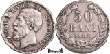 1885 B, 50 Bani - Carol I - Regatul Rom&acirc;niei | KM 21.1