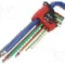 Set chei imbus, sferic, HEX 1,5mm, HEX 2,5mm, HEX 2mm, HEX 3mm, HEX 4mm, HEX 5mm, HEX 6mm, HEX 8mm, HEX 10mm, WIHA - 41483