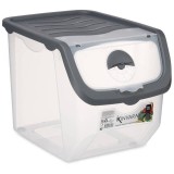 Recipient frigider pentru legume, 12 l - gri inchis