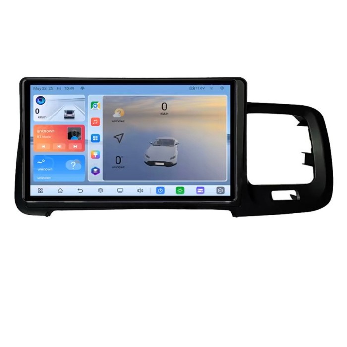 Navigatie Volvo S60 2008-2014 C-s60-08 Android 8 Core 2.2 Ghz 8+128 Qled 1K ADAS 4G LTE GPS 360 kit-s60-08+EDT-E409V3 CarStore Technology