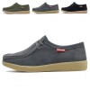 Mocasini Dama Piele Intoarsa TRULAND Clasici cu Siret, Interior Textil, Talpa Cauciuc, Comozi, Usori