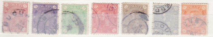 Romania 1890\91 cifra an 4 colturi ( 2 )