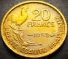 Moneda istorica 20 FRANCI - FRANTA, anul 1952 * cod 4180, Europa