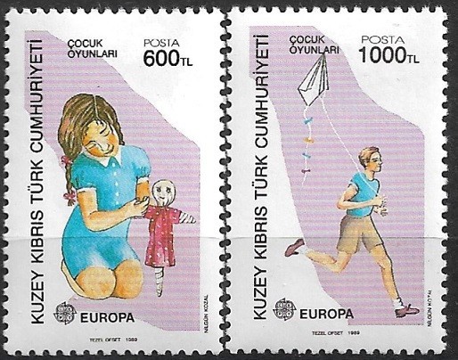 C524 - Ciprui turc 1989 - Europa 2v.neuzat,perfecta stare