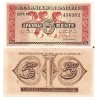 Grecia 5 Drahme 1941, Bancnota aUNC, Europa, Numismatica