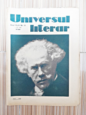 Revista Universul Literar nr.19/1928 foto