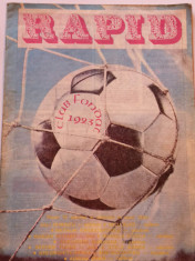 Revista fotbal - RAPID BUCURESTI (decembrie 1982) foto