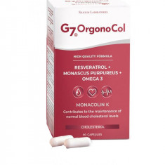 Supliment pe Baza de Plante Resveratrol, Monascus Purpureus, Omega 3 Orgono Col G7 90 capsule Silicium