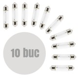 Cumpara ieftin Bec auto C10W - 11x39mm 12V 10W - set de 10 - CARGUARD Best CarHome