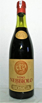 13-VIN NEBBIOLO BOSCA, recoltare 1971 cl 72 gr 12 sticla 494527, foto