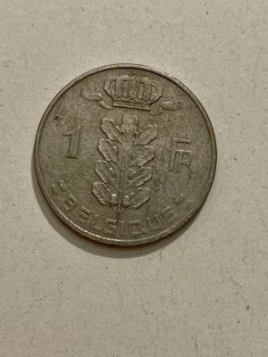 Moneda 1 FRANC - Belgia - 1965 - KM 142.1 (139) foto