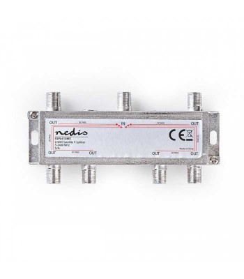 Distribuitor semnal TV Nedis splitter 1 intrare - 6 iesiri 5-2400Mhz foto