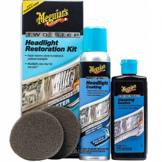 Meguiar's Kit Polish Faruri Two Step Headlight Restoration Kit G2970