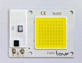 LED 10W 230Vac alb rece