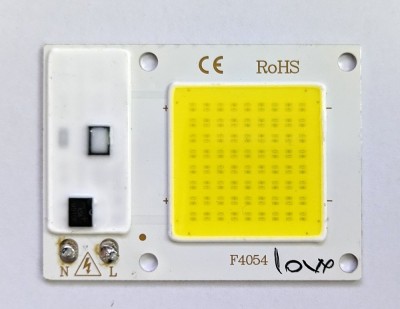 LED 10W 230Vac alb rece foto