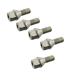 Set 5 suruburi Roata M12x1.5 FEBI Bilstein (Clasa 10.9, Scaun Conic) - Revizie Completa O Roata (Gama Suzuki)