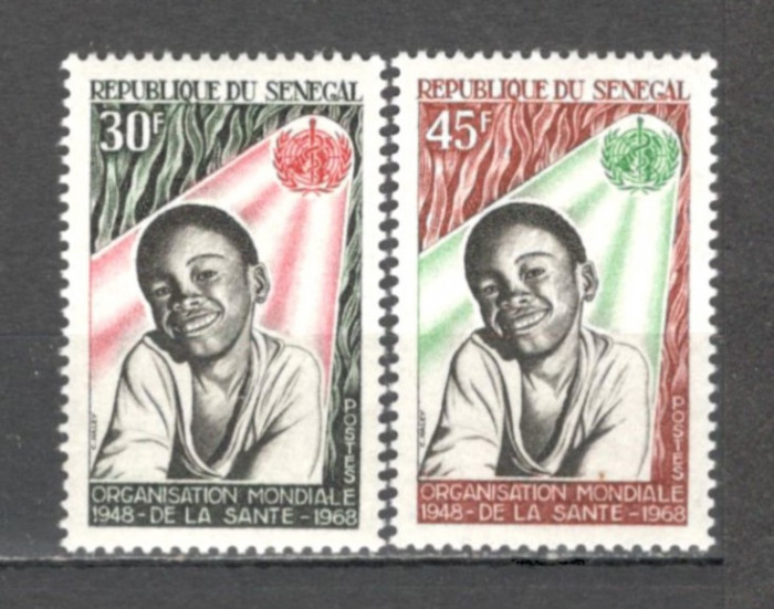 Senegal.1968 20 ani OMS MS.97