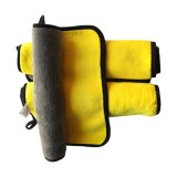 Laveta Microfibra Auto Dubla Fata 30x40cm Galben/Gri - Curatare Interior/Exterior, Vase, Uz Casnic