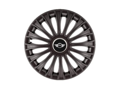 Set 4 capace roti Dino Negru R15, pentru gama auto Minicooper foto