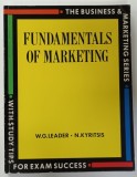 FUNDAMENTALS OF MARKETING by W.G. LEADER and N. KYRITSIS , 1989