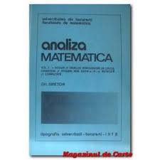 gh. siretchi analiza matematica vol. i 1978 foto