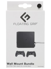 Suport Perete Negru Floating Grip Bundle Pro Slim &amp; Controllere PS4