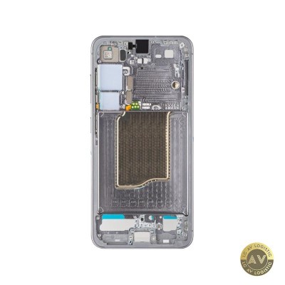 Carcasa Mijloc Samsung Galaxy S25 S931 Argintie (Silver Shadow) Service Pack GH82-36328A foto