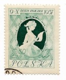 Polonia - Pictura Semn de dragoste, 1957 - obliterat