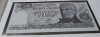 Bancnota ARGENTINA BANCO CENTRAL 50 PESOS UNC 1972- 1973 +plic,stampile,timbre