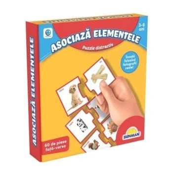 Puzzle Smile Games, Sa invatam asocierea elementelor, 60 piese foto