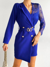 Rochie Tip Sacou Indigo Blue Catlin foto