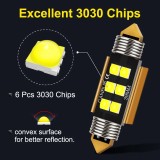 Bec LED Canbus C5W 3030 Alb Pur 6000K 39mm Gold Edition 2020, 1000 Lumeni - Portiere, Numar Spate, Parasolar