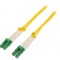 Patch cord fibră LC/APC 1m LSZH galben