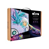 Set pictura 3D cu argila usoara, 29 29cm - Manga - Air