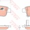 Set placute frana,frana disc TOYOTA AVENSIS (T22) (1997 - 2003) TRW GDB3337