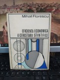 Mihail Florescu, Eficiența economică a cercetării științifice București 1972 120