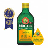 Cumpara ieftin Moller&#039;s cod liver oil Omega 3 cu lamaie, 250ml